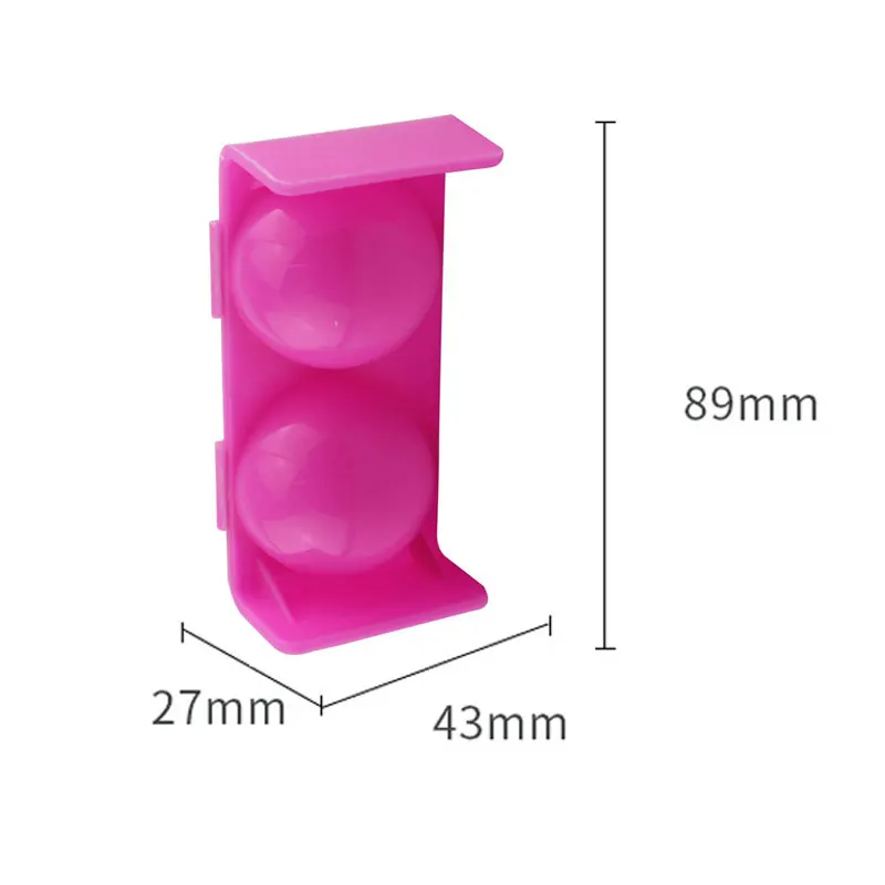 Plastics Double Lips Dappen Dish Acrylic Nail Bowl Cup Acrylic Powder Liquid Holder Manicure Nail Art Tools