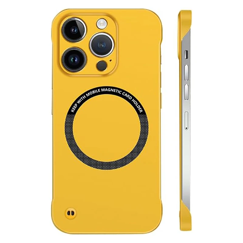 Sleek Luxury Borderless Phone Case with Strong Magnetic Grip and Matte Finish