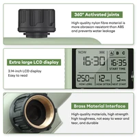 Household 3-Outlet Irrigation Timer Digital LCD Automatic Irrigation System Rain Delay Smart Garden Water Timer Tool 6