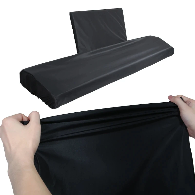 88-Key Piano Keyboard Dust Cover Music Stand Cover Electric Piano Dustproof Washable Shrinkable Drawstring