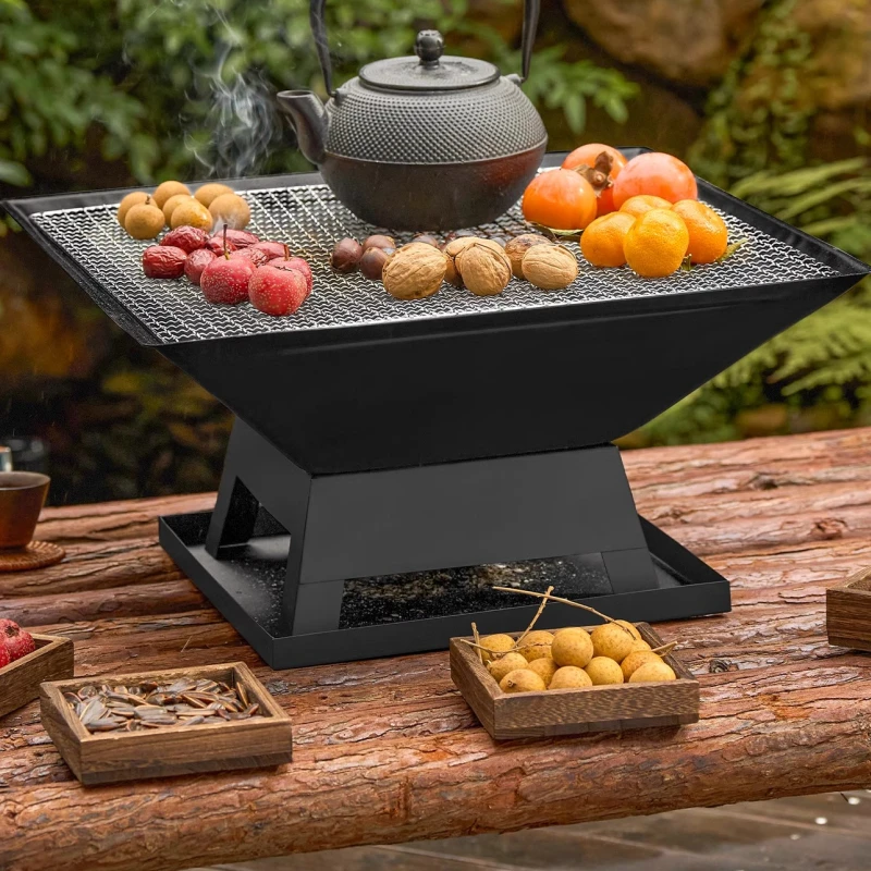 Oven Brazier Barbecue Grille Table Outdoor Heating Charcoal Oven Barbecue Charcoal Home Cooking Tea Complete Set