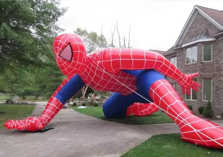 Modern Fashion Advertising Spiderman Inflatable Cartoon Model Giant Inflatable Spiderman Toy For Part