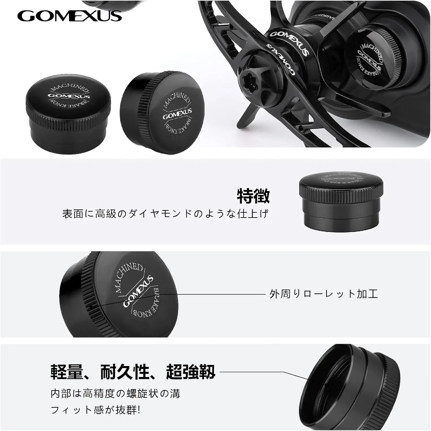 Fishing Reel Fishing Tackle Accessory Gomexus Mechanical Brake Knob Daiwa Bait Reel Replacement Zero Adjuster Cap for Daiwa Tatula CT 100 SV TW 103 Salamandura Air TW