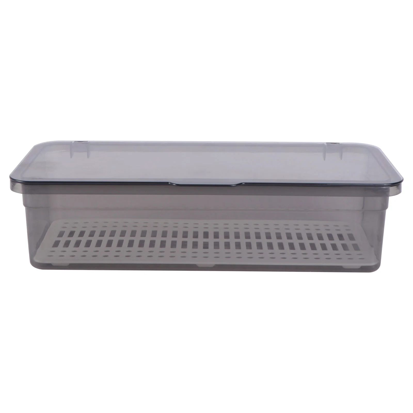 

Chopsticks Drain Storage Box Kitchen Tray Utensil Organizer Flatware Drain dust-proof storage box Tray Flatware Tray with Cover