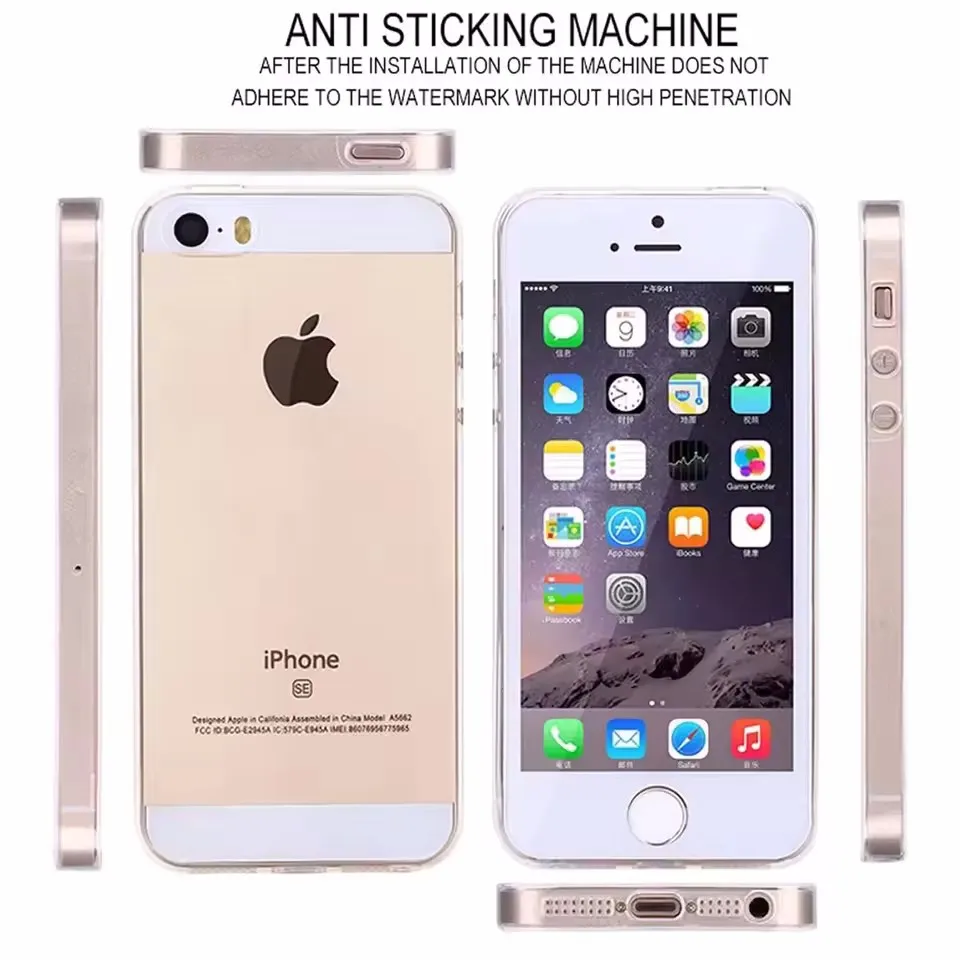 Transparent Clear Silicone Soft TPU Phone Case Cover