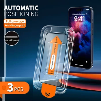 3Pcs Screen Protector For Samsung S26 Ultra S26 S25 Ultra S25 Edge S24 S23 S22 A56 A55 A36 A35 A26 A52 A07 A17 Tempered Glass 1