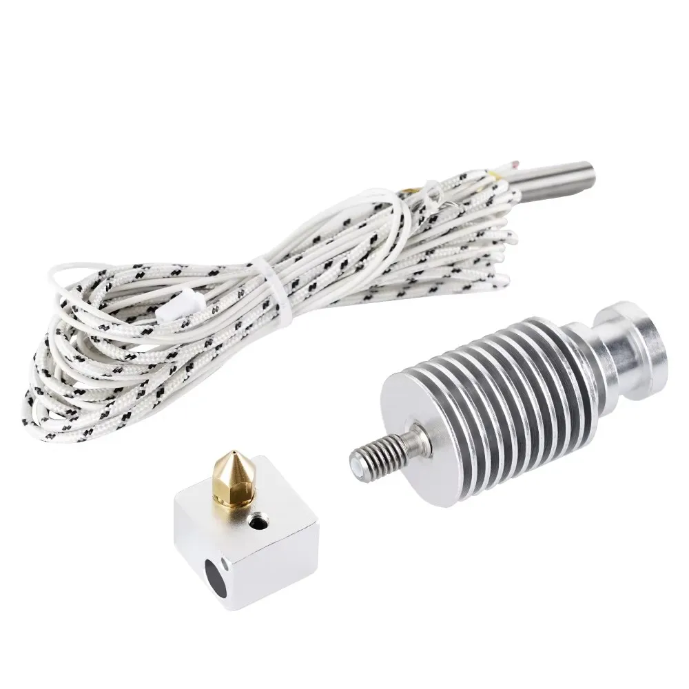 High-Performance 3D Printer Hotend Kit - 24V 50W, 0.4mm Nozzle, 1.75mm Filament Compatibility