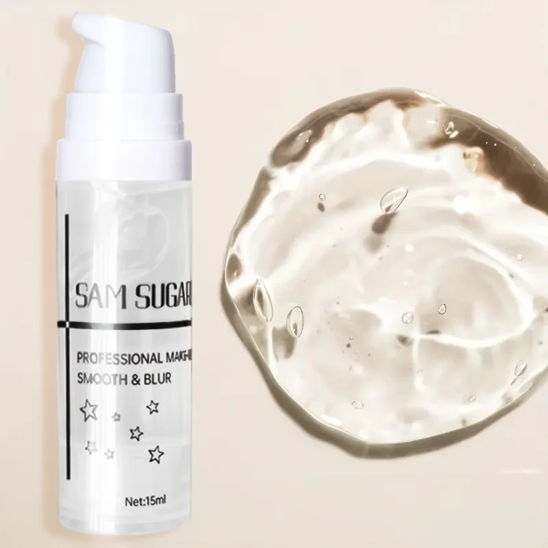 Facial Primer Makeup Primer 1pc Crystal Primer for Makeup Base Smooth Easy to Apply Non-sticky Moisturizing Brightening Face before Makeup 15ml