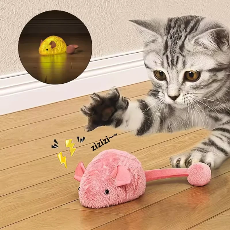 Glow-in-Dark Plush Mouse Toy 1