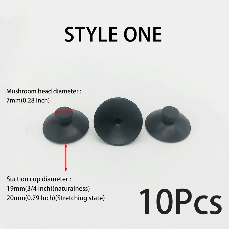 Rubber Suction Cup Clips Set For Water Pump Aquarium Supplies Prevent Displacement 10Pcs rubber suction cup holders aquarium suction cup aquarium clip holders aquarium clip holder