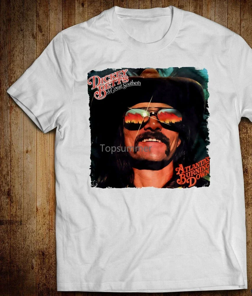 

Vintage Dickey Betts Great Southern Allmans Brothers Band White Shirt Kk178