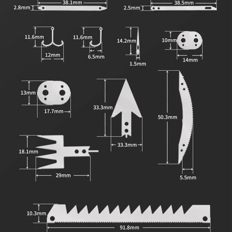 Multifunctional Pocket Tool Survival Card Stainless Steel 22 in 1 Camping Hiking Fishing Hunting Outdoor EDC Survival Equipment