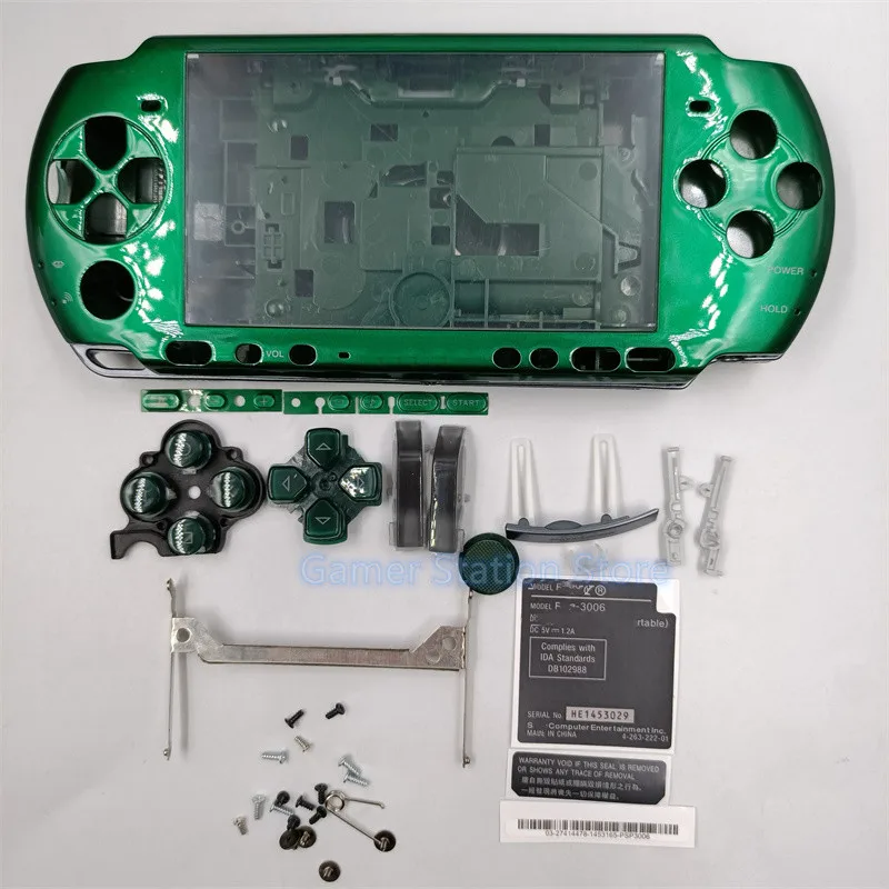 完全なシェルケース,交換用アクセサリー,高品質,psp3000 psp 3000,3006