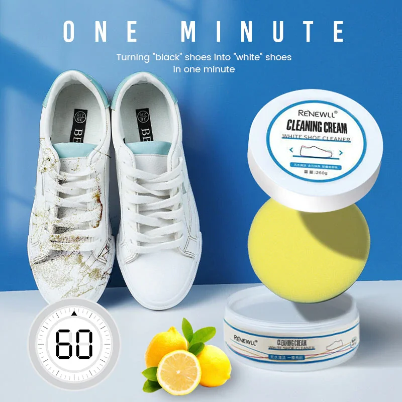 1PC White Shoe Cleaning Cream White Shoe Cleaner Decontamination