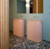 Kast Concrete Sink hotel customized color bathroom artificial stone pedestal sink 1