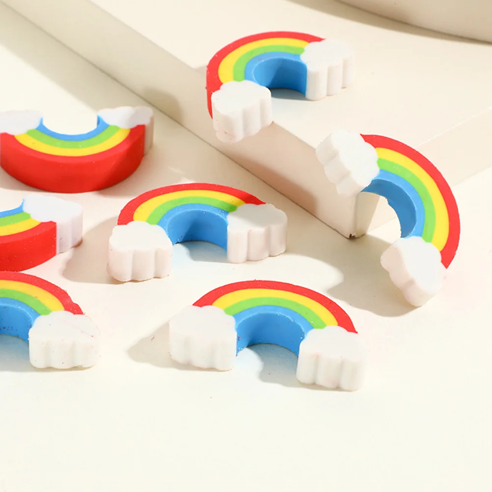 

Rainbow Erasers Mini Erasers Cartoon Mini Erasers Writing Supply Cartoon Pencil Erasers Stationery Accessory
