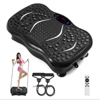 4D Vibration Fat Shaking Machine Music Mini Whole Body Massager Machine Cardio Training Magnetic Stone Weight Loss Machine 5