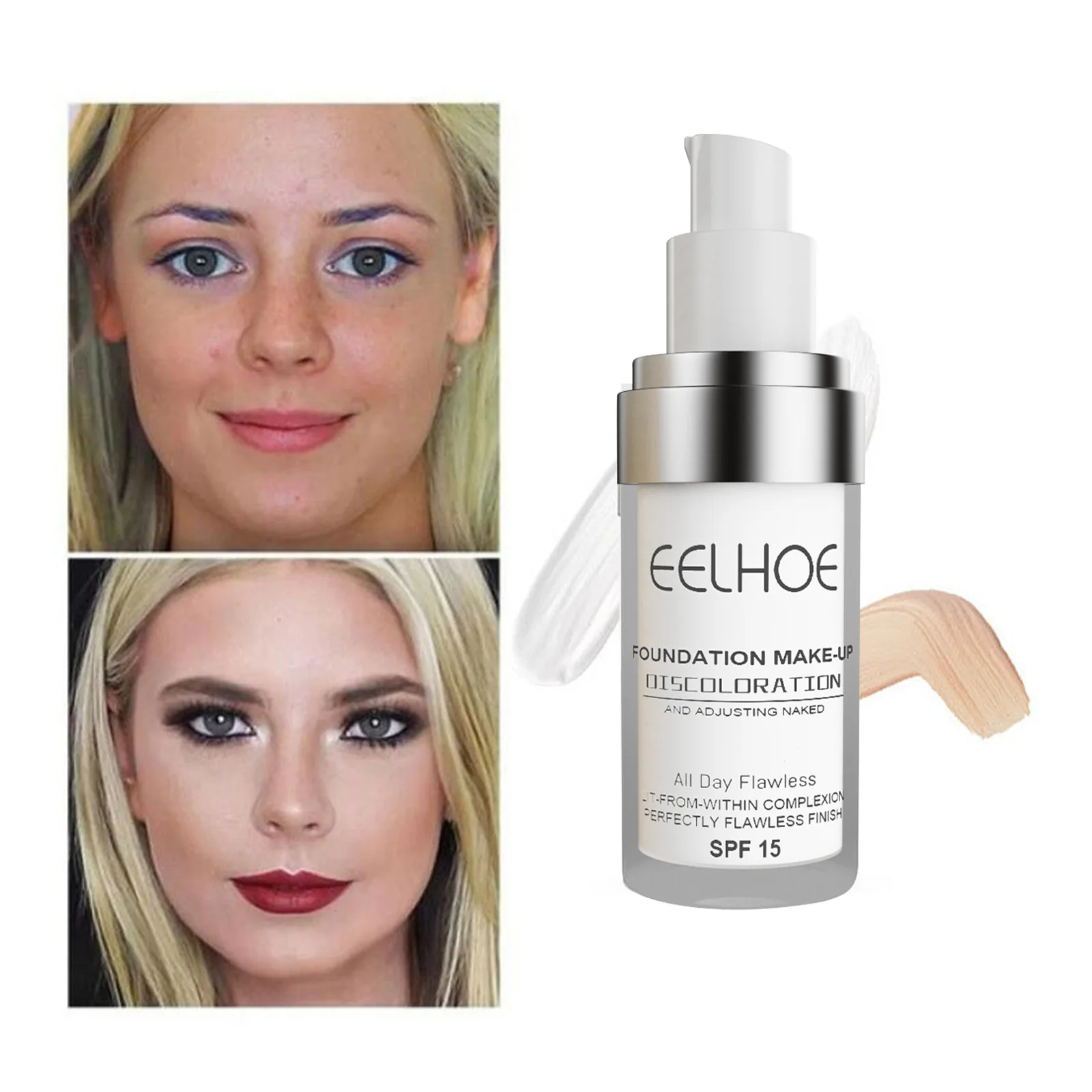 Concealer Temperature Color Change Liquid Foundation Long Lasting Moisturizing Waterproof Sweat Proof Makeup Base Cosmetics