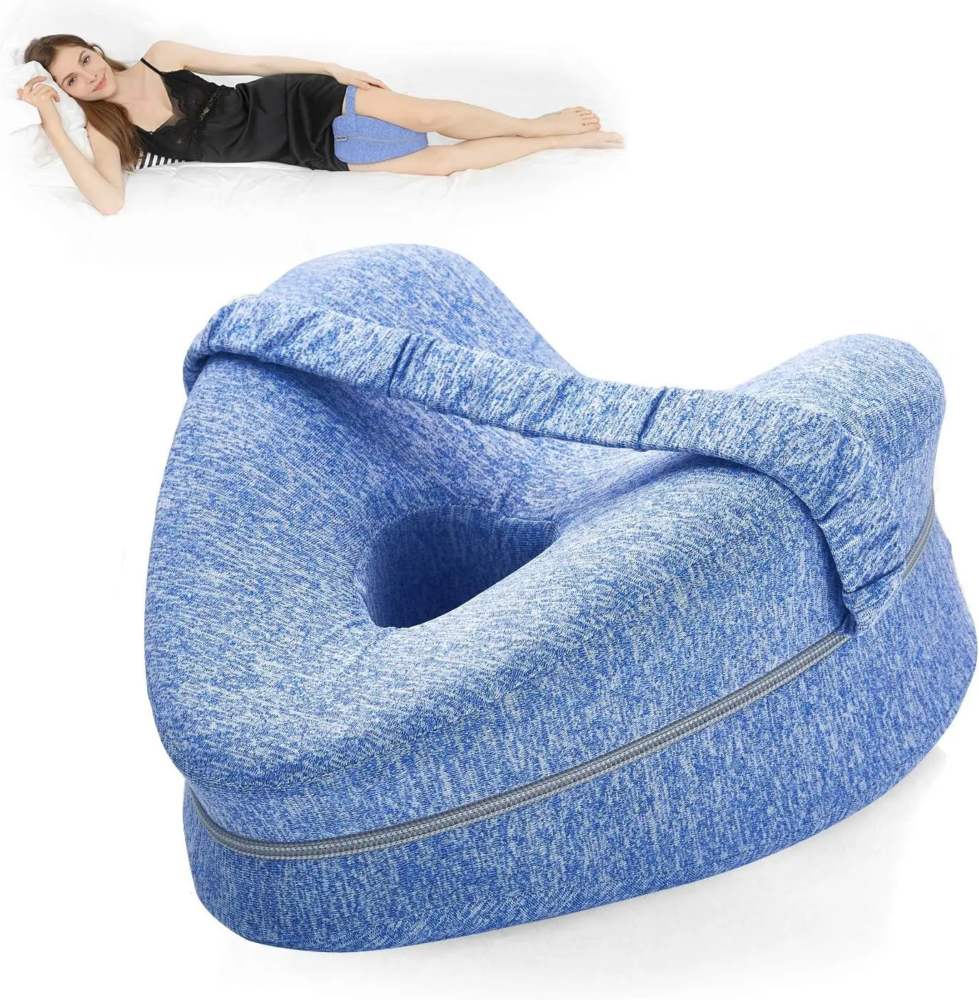 Hip Alignment Pillow Alignment Pillows for Side Sleepers Sciatica Pain Relief Pillow Smooth Spine Alignment Pillow Leg Pillow