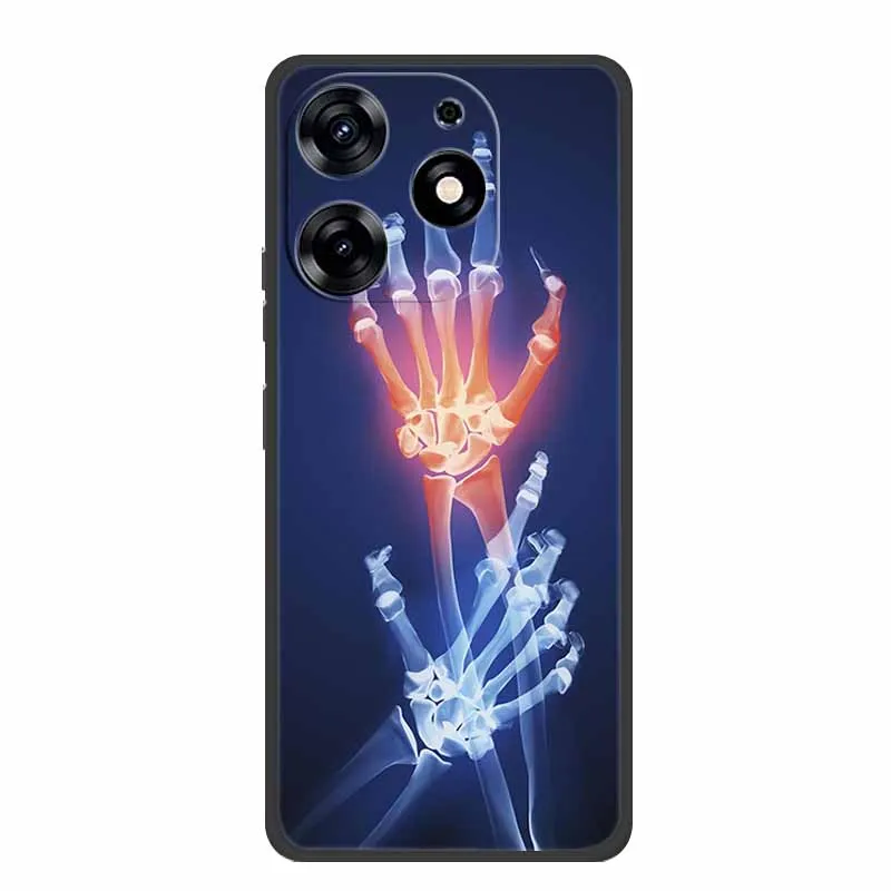 Sleek Black Silicone Soft Phone Case - Durable and Stylish Back Cover Shell