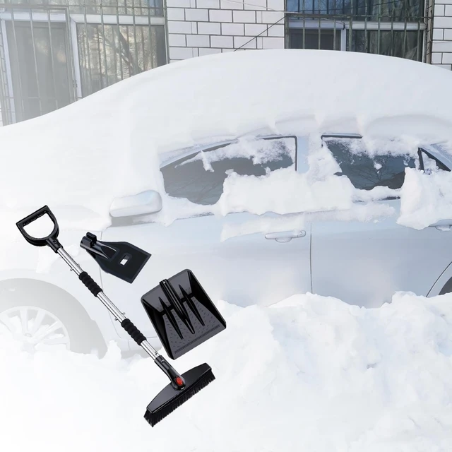 Brosse à neige pour voiture – Brosse à neige amovible améliorée