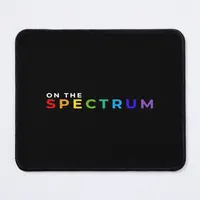 On The Spectrum Autism Asd Rainbow Mouse Pad Desk Carpet Gaming Mousepad Anime Keyboard Table Mat Mens Printing PC Gamer Play 1