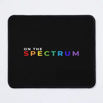 On The Spectrum Autism Asd Rainbow Mouse Pad Desk Carpet Gaming Mousepad Anime Keyboard Table Mat Mens Printing PC Gamer Play 1