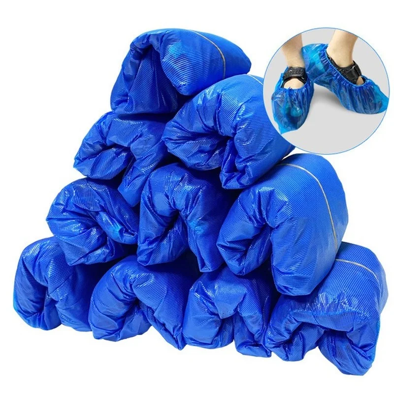 100pcs Shoe Covers Disposable Hygienic Boot Cover For Household