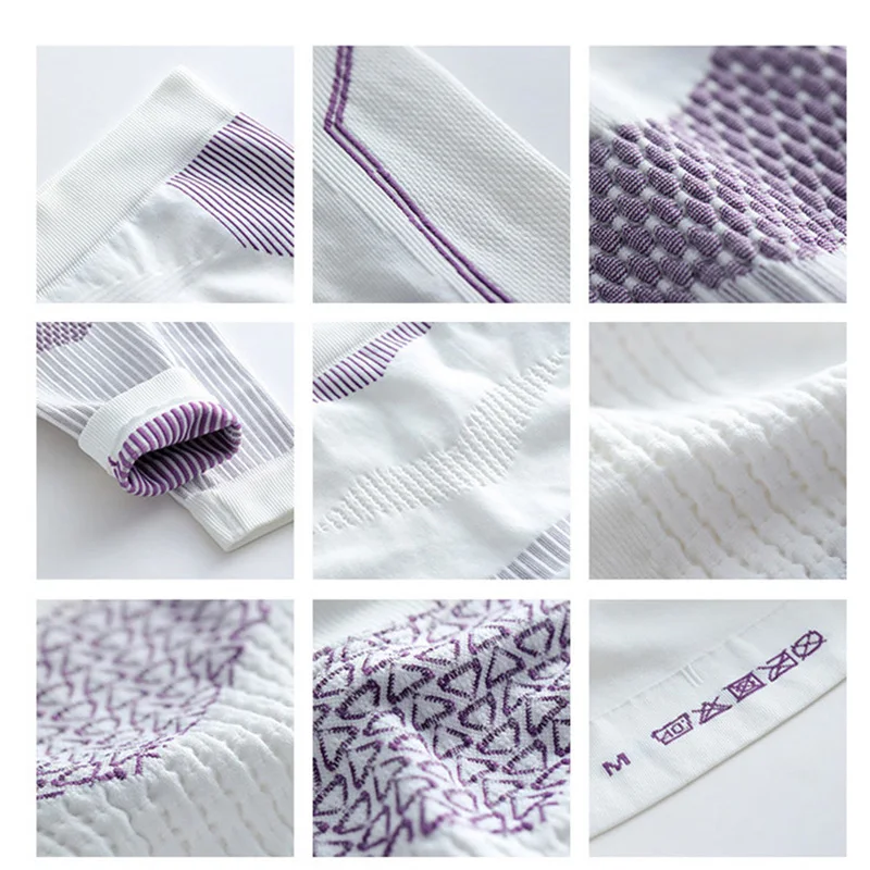 Women Girl Skiing Underwear Set Fitness Thermal Gym Ski Snowboarding Hiking Jogging Sport Running Yoga Exercise Suit Long Johns 3