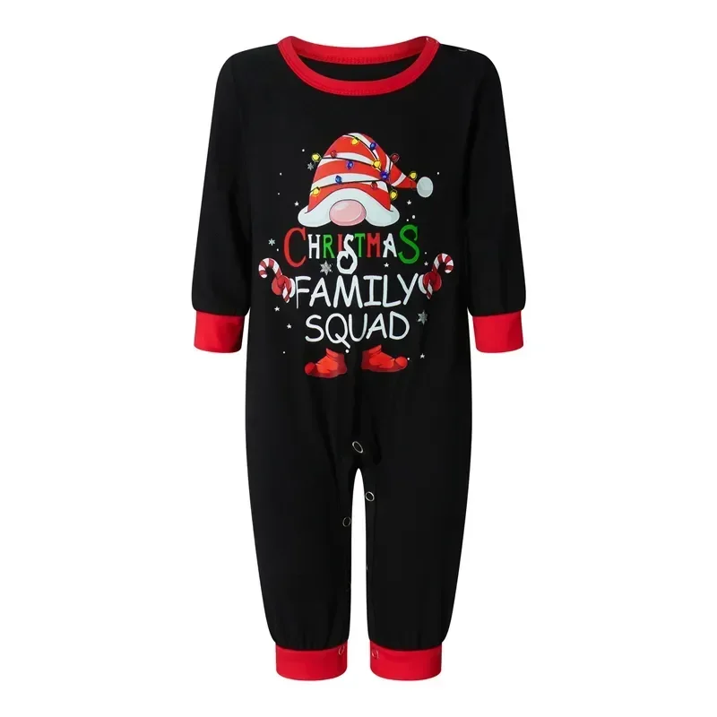 

Комбинезон с принтом для всей семьи, Рождественская клетчатая Пижама с буквенным принтом, новый комплект из топа с рукавом и длинных брюк для младенцев, одежда для сна, сочетающаяся с Сантой 2023