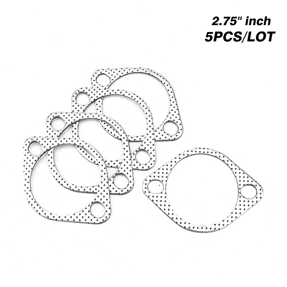 CNSPEED Aluminum 2.75 inch 71mm Car Engine Exhaust Gasket Downpipe Flange Universal Exhaust Pipe Gasket 5pcs/Lot