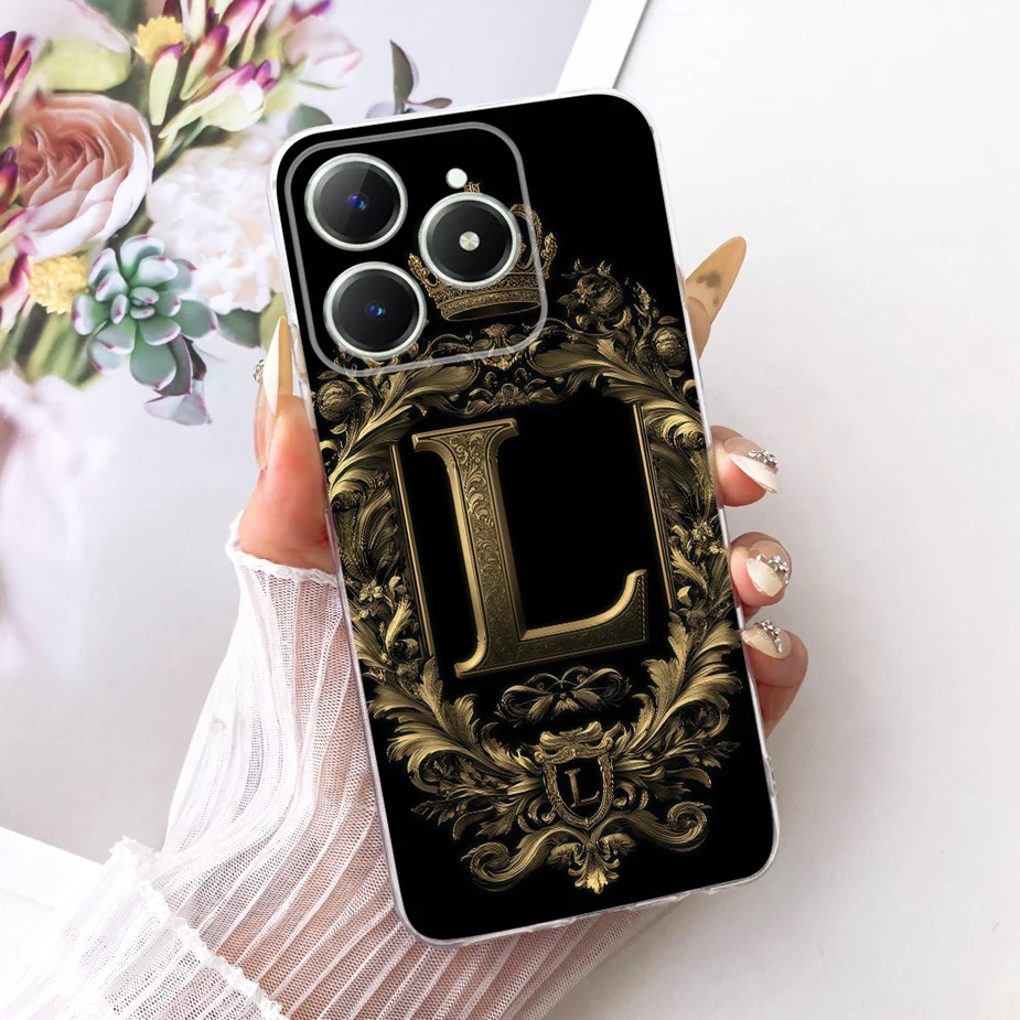 Cute Crown Letters Soft Slim Phone Case - Stylish Protective Cover