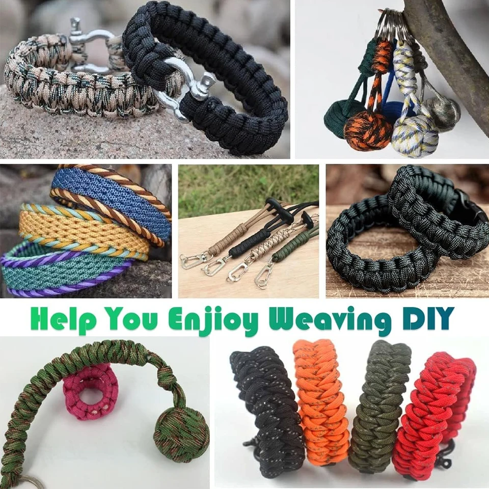 Kit De Gabarit De Bracelet Paracord Avec Outil De Noueurs Marlin Spike Paracord FID Ensemble Aiguilles De Laçage/Fids Pour Le Travail De Paracord Tooll