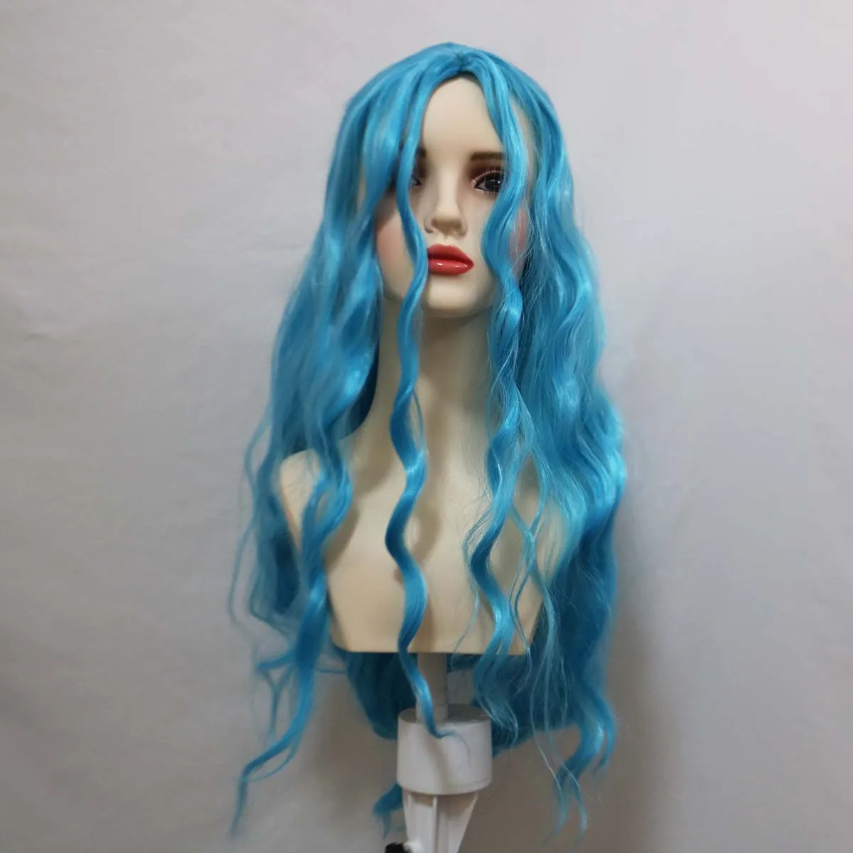 Anime Nefertari D. Vivi Miss Cosplay Blue Wig