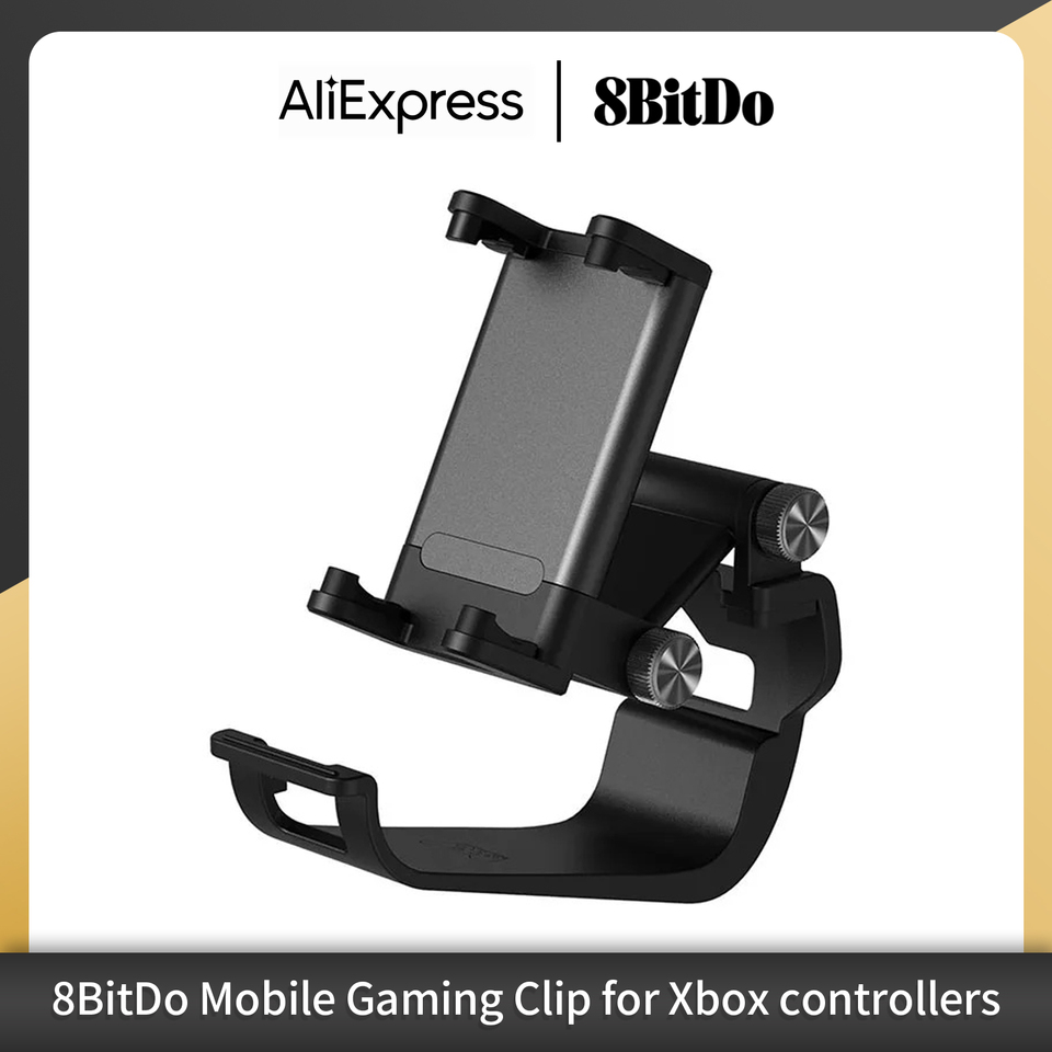 8BitDo Mobile Phone Gaming Clip Holder for Xbox Wireless Controllers & Xbox Elite Wireless Controllers officially licensed Xbox