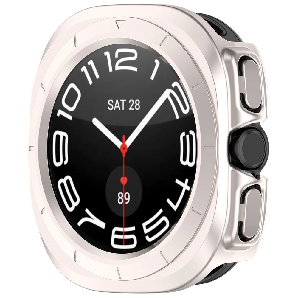 Premium Protective Case for Samsung Galaxy Watch Ultra, 47mm Frame Bumper Cover, Smartwatch Accessory