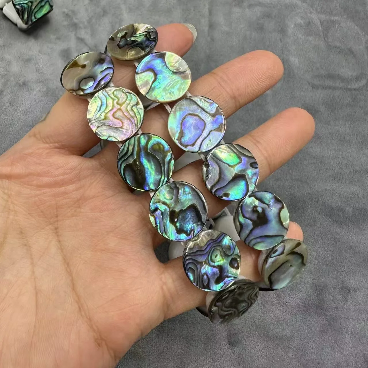 AAA Natürlicher Roter Jaspis Stein Verschiedene Größen Armband Natürlicher Edelstein Armreif DIY Schmuck für Frau für Paar Geschenk Großhandel! – Detail 5