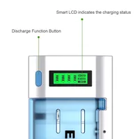 6 slots LCD Smart Display Fast Charge EU/US Plug Battery Charger for 1.2V AAA AA C D Size 9V Rechargeable Battery - Image 3