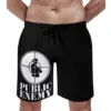 Public Enemy Public Enemy(2) Anime CausalCute Adjustable Drawcord Breathable Quick Dry Casual Beach Pantsbasketball Loose Elasti 4