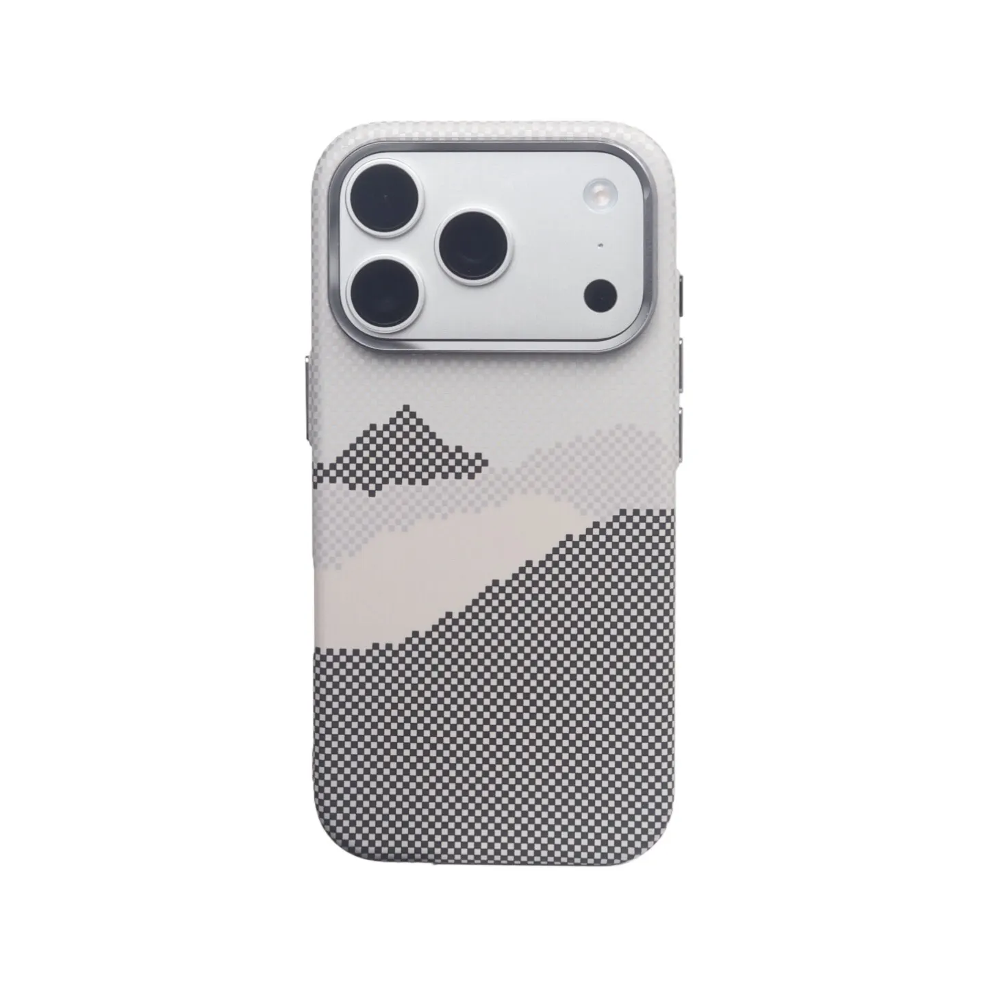 Carbon Mountain Abstract Magnetic Hard Back Cover with Alloy Camera Frame