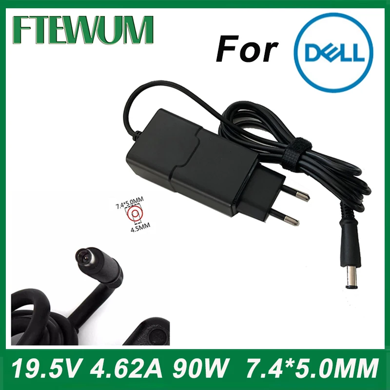 

Laptop Adapter 19.5 V 4.62A 90W 7.4 * 5.0 mm for Dell Latitude D505 D510 D800 D810 D820 E5530 E5400 E6500 M70 Notebook Charger