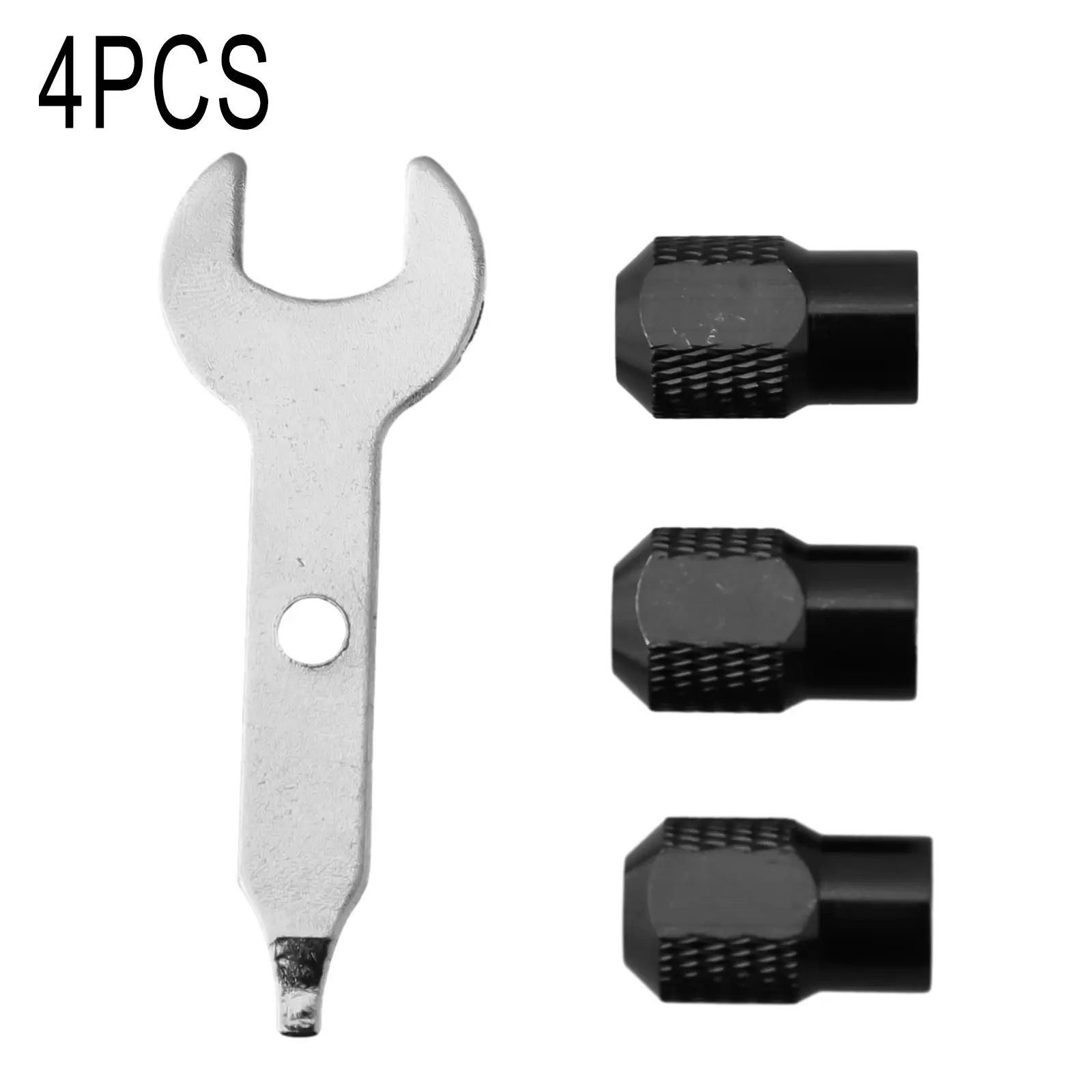 

High Quality Practical Brand New Chuck Nut With Wrench 3pcs Accessories M8x0.75 Mini Rotary Tools Electric Chuck