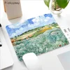 Van Gogh Oil Painting Small Desktop Desk Mat Kawaii Gaming Accessories Students Writing Pad for Teen Girls Bedroom 3