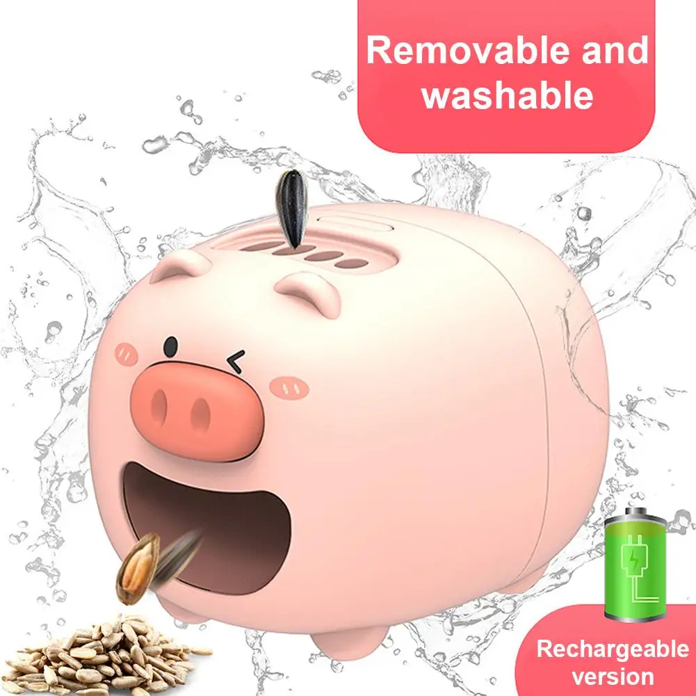Portable Automatic Electric Melon Seed Machine Small Opener Pig Lazy Machine Gedgets Melon 1 Shelling Sunflower Artifact Pe F1t5