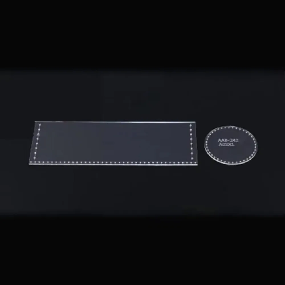 DIY 가죽 도구 템플릿 펜 컨테이너 아크릴 가죽 스텐실 브러시 팟 수제 가죽 제작 몰드