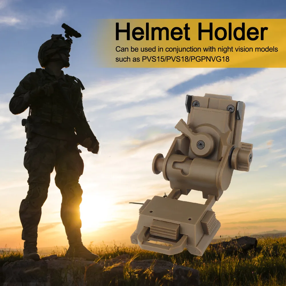 L4G24 NVG Mount Bracket Holder Adjustable Night Vision Goggles Mount Foldable Helmet Stent for PVS15 PVS18 PGPNVG18 Goggles