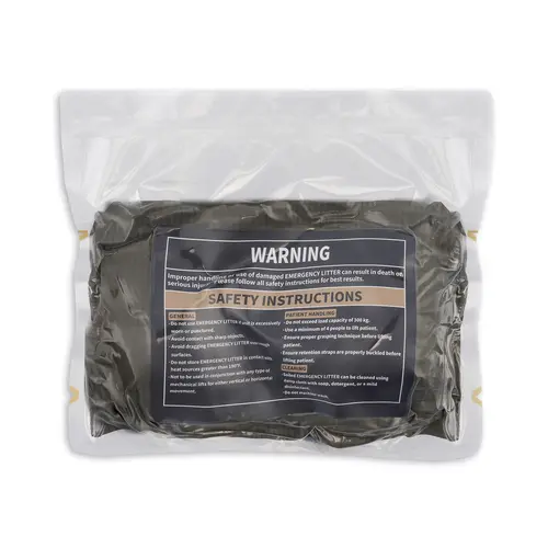 RHINO RESCUE Disposable Emergency Stretcher Portable Rescue Litter for Outdoor Camping First Aid Kit IFAK - Image 3