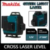Makita Portable Green 16 Line Laser Level Rechargeable 12V Self leveling 360 ° 3-Plane Green Laser Line 2