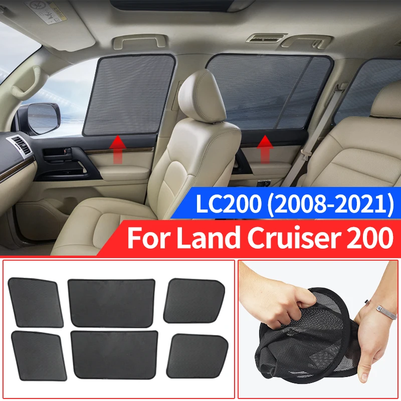 

For Toyota Land Cruiser 200 LC200 FJ200 2008-2021 Tuning Interior Decoration Accessories Window Screen Windows Vent Visor