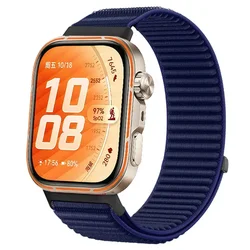 Premium Nylon Loop Strap | Braided & Breathable Design for Comfort (Blue 03)